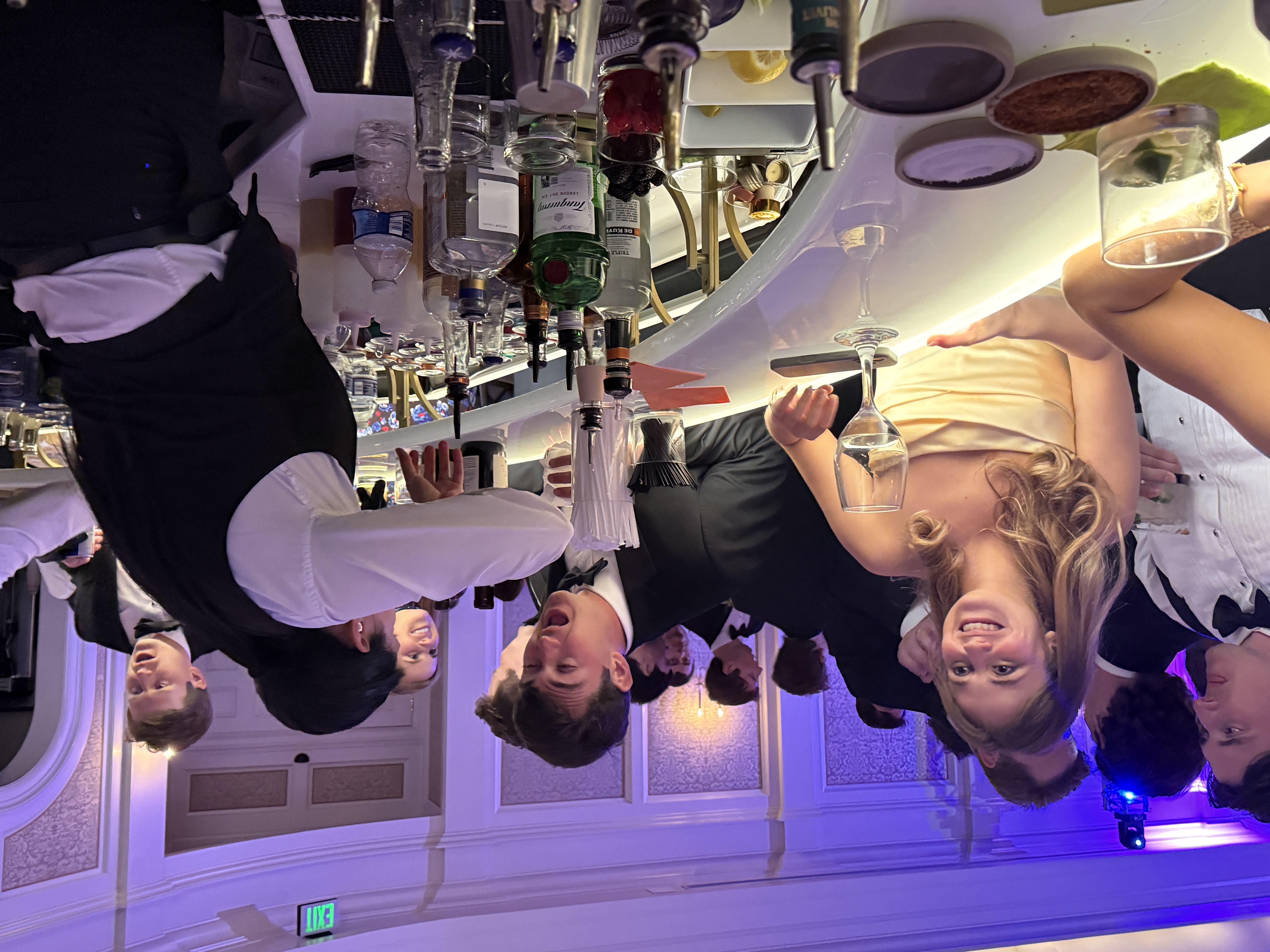 Guests around the LUMENARC bar