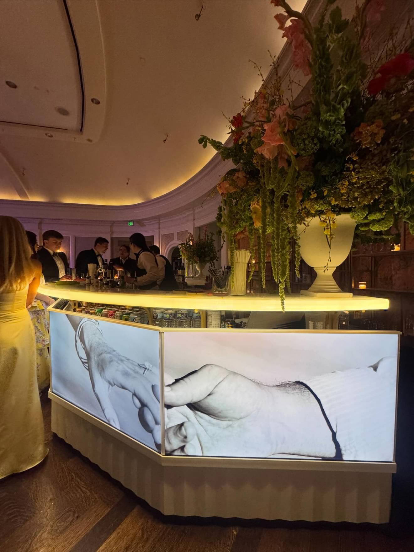 LUMENARC immersive bar installation