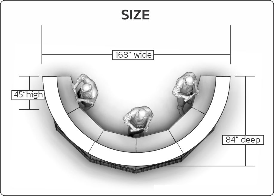 LUMENARC size diagram